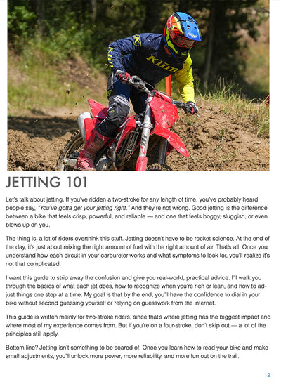 DBC 2-Stroke Carburetor Jetting Guide (Digital Download PDF)