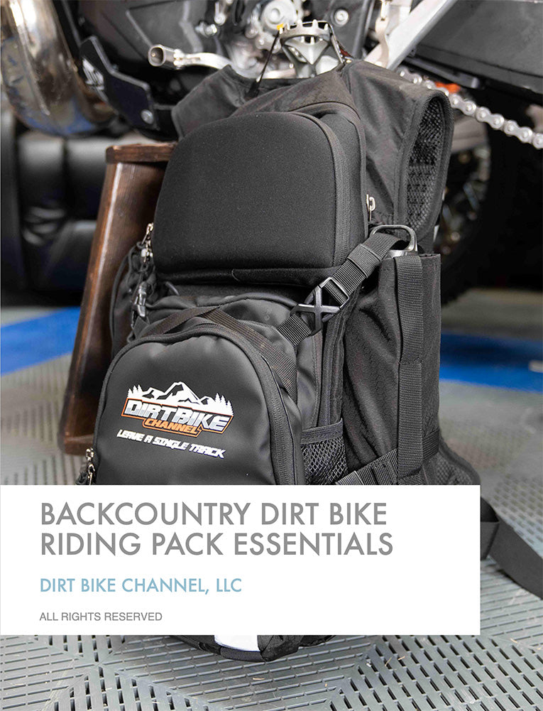 DBC Backcountry Dirt Bike Riding Pack Essentials (Digital Download PDF)