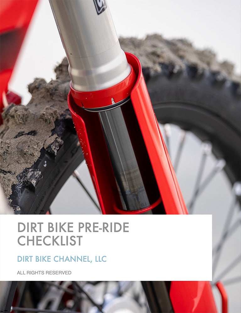 DBC Dirt Bike Pre-Ride Checklist (Digital Download PDF)