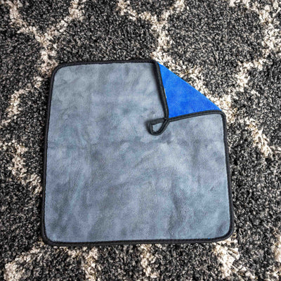 Microfiber Towel - Blue/Gray